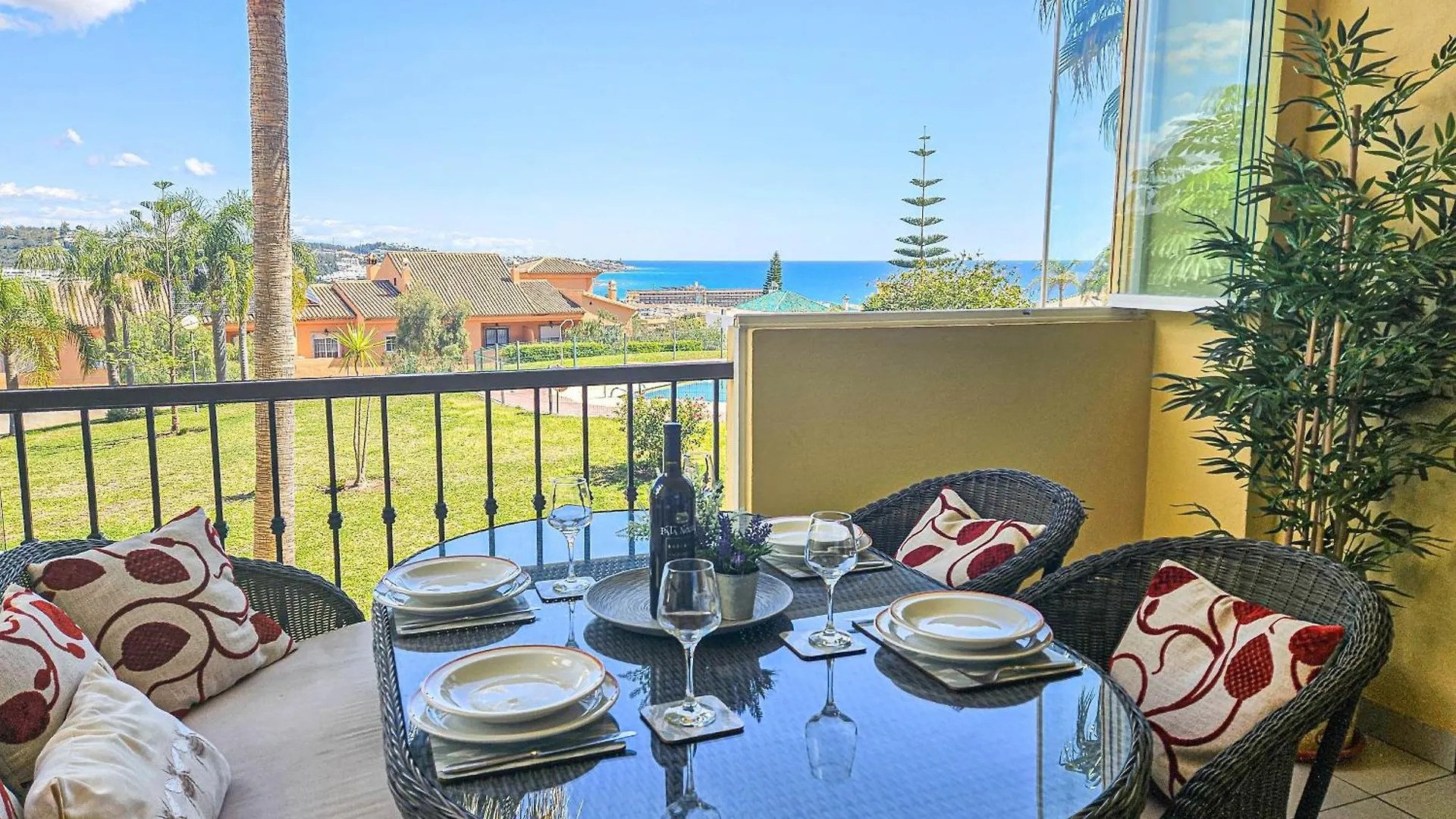 Two Bedroom Apartment With Pool & Sea Views MIJAS COSTA